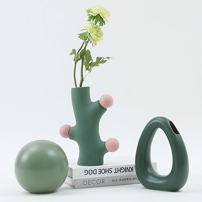 Creative Ceramic Flower Vessel