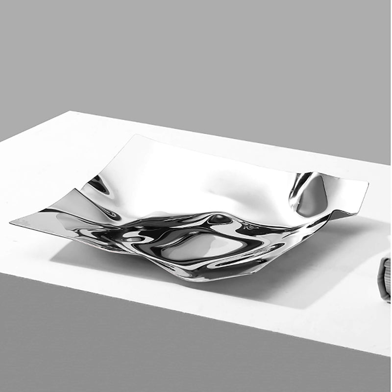 Twisted Stainless Steel Fruit Plate