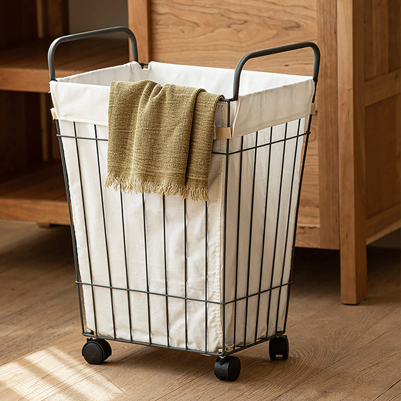 Iron Clothes Storage Basket With Pulley