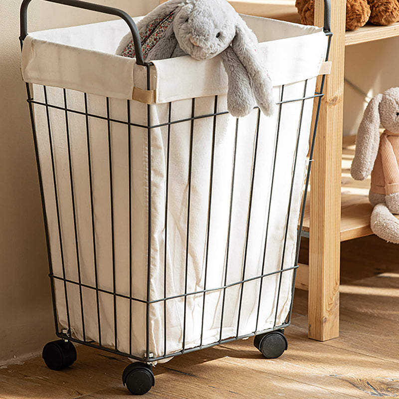 Iron Clothes Storage Basket With Pulley