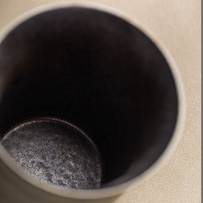 Handmade Vintage Dotted Gold Coffee Mug