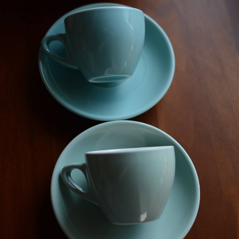 Multi-color Espresso Mug And Saucer Set