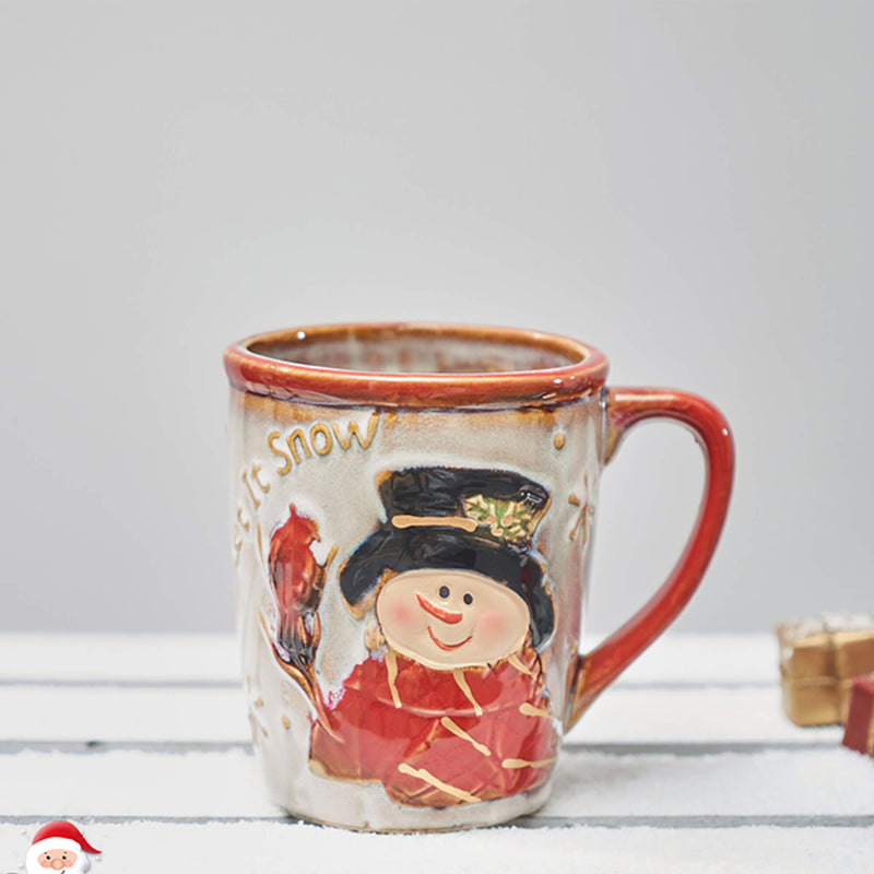 Father Christmas Snowman Mug Ceramic Mug
