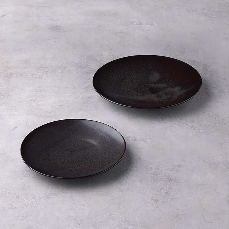 Creative Deep Smoke Ceramic Flat Plate