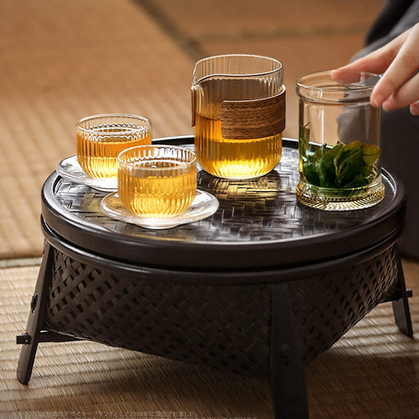 Glass Portable Lazy Travel Tea Set
