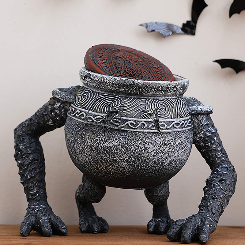 Halloween Warrior Pot Decoration