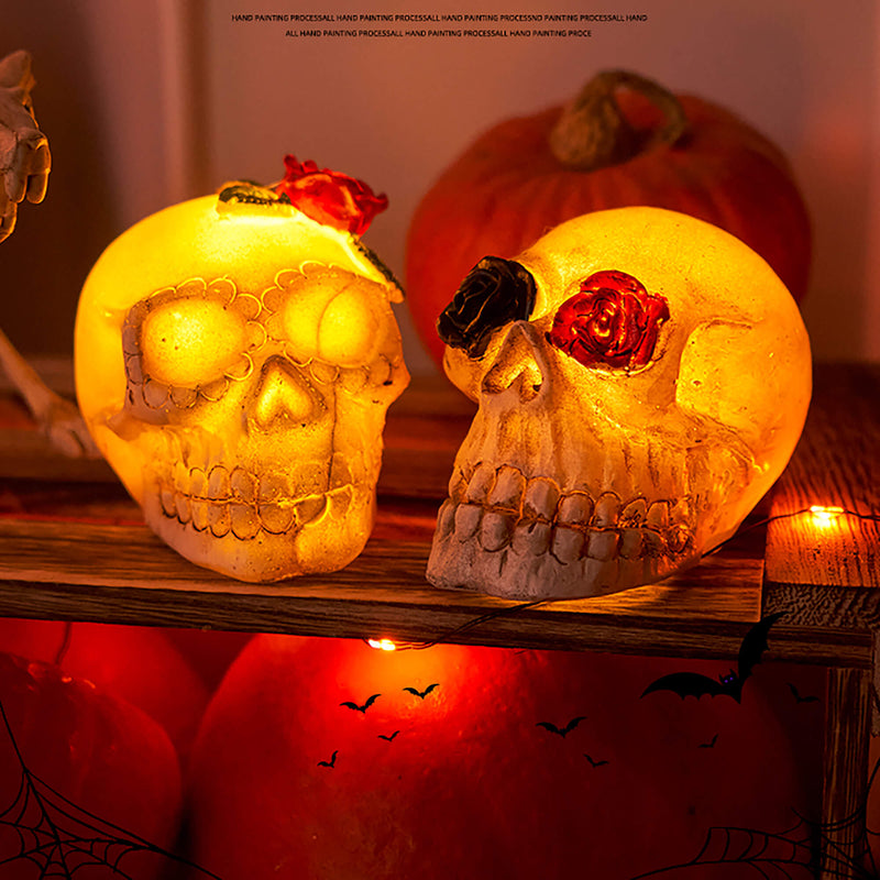 Halloween Glowing Horror Skeleton Ornaments