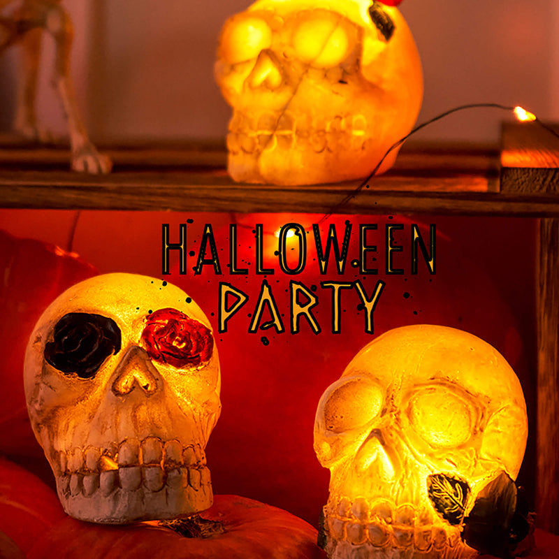 Halloween Glowing Horror Skeleton Ornaments