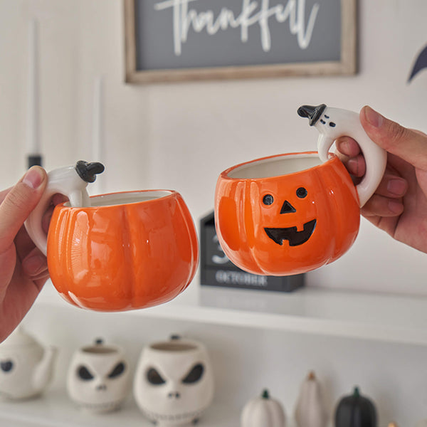 Halloween Pumpkin Ceramic Mug