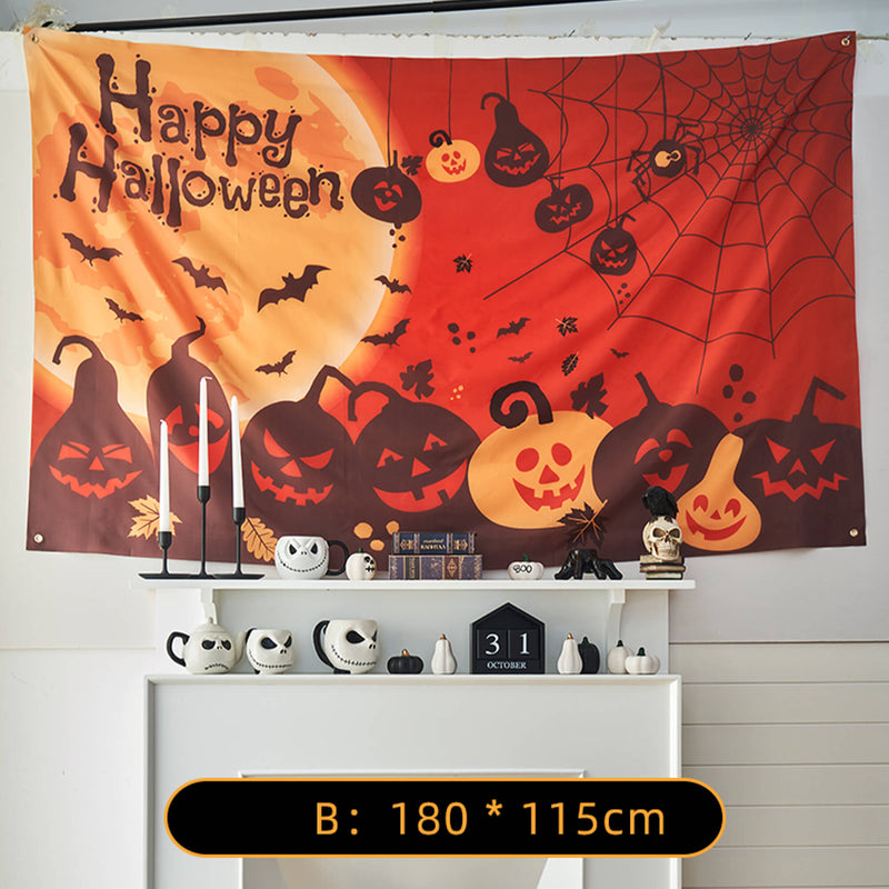 Halloween Scene Decoration Hangings Hanging Flags Pulling Flags