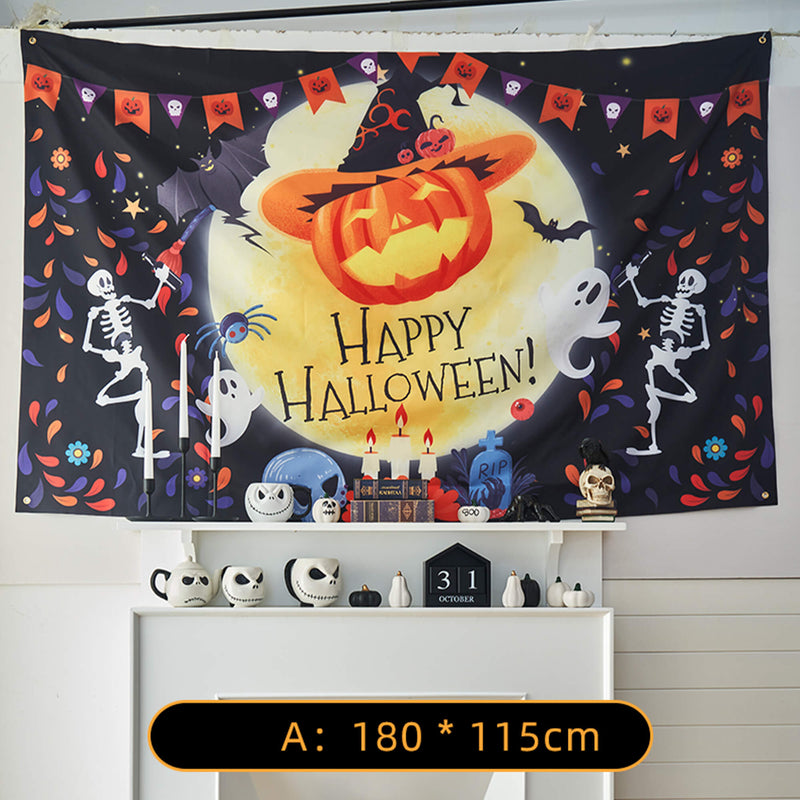 Halloween Scene Decoration Hangings Hanging Flags Pulling Flags