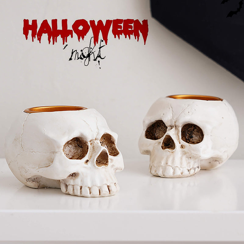 Halloween Simulation Skeleton Candle Holder