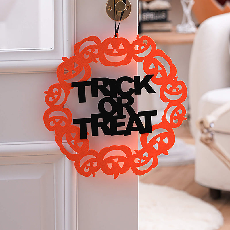 Halloween Felt Door Sign Hanging