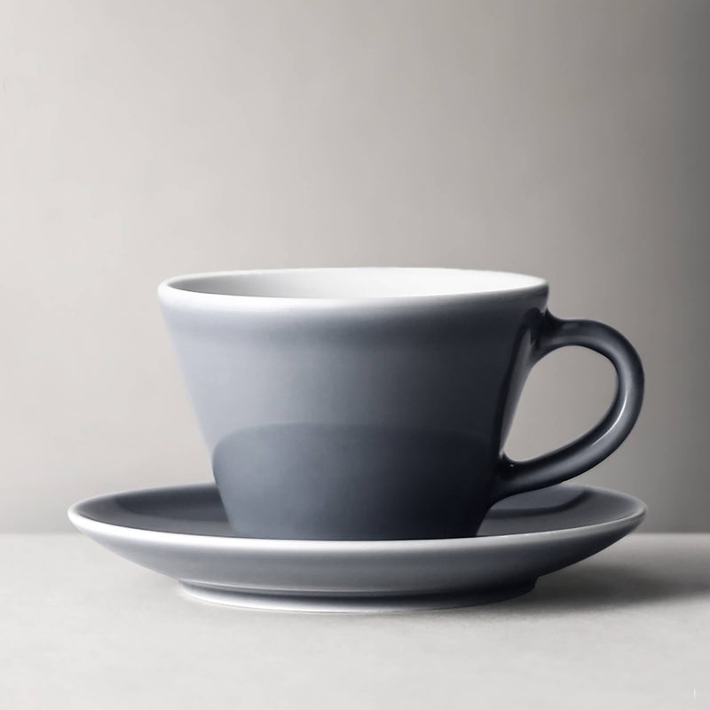 Handmade Ceramic Coffee Mug And Saucer Set