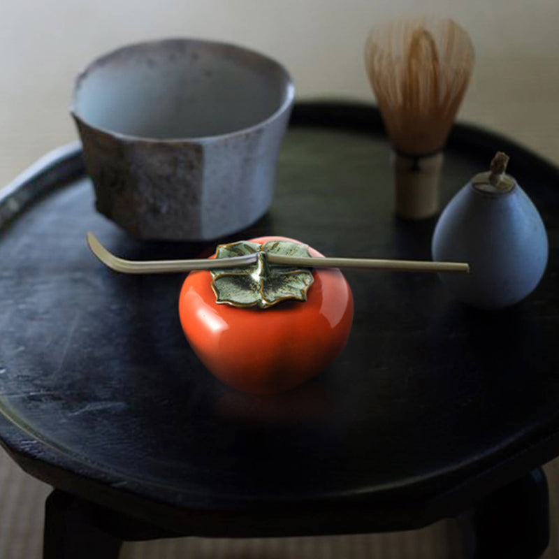 Handmade Ceramic Large Persimmon Tea Pot