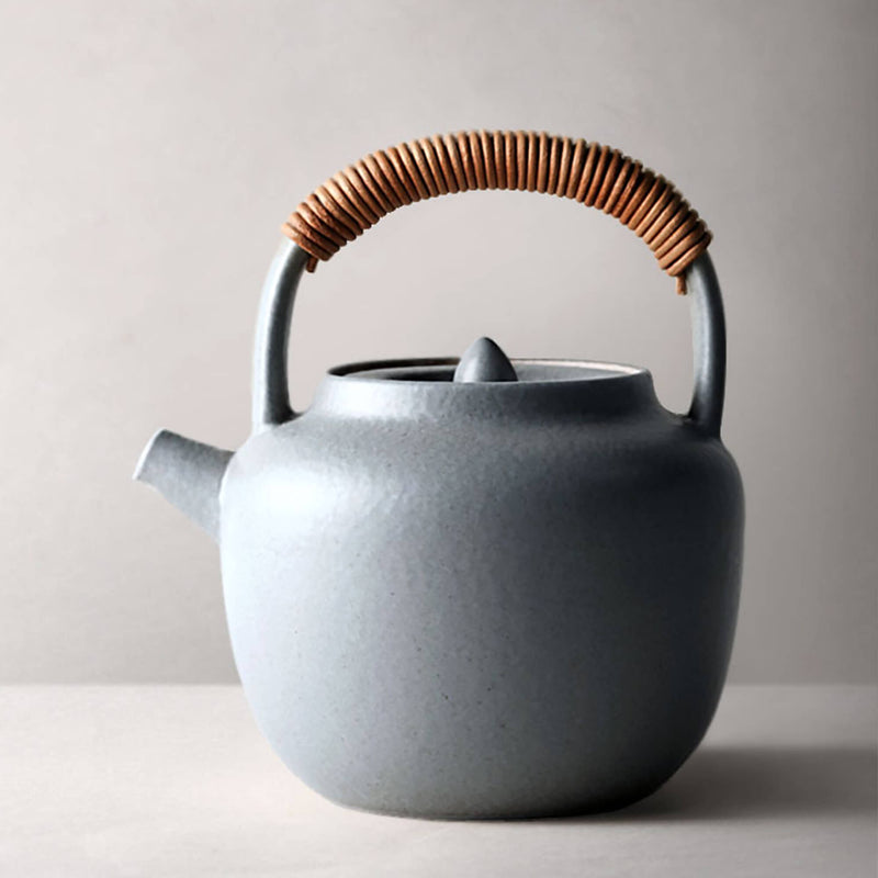 Handmade Clay Alcohol Charcoal Cooker Tea Pot