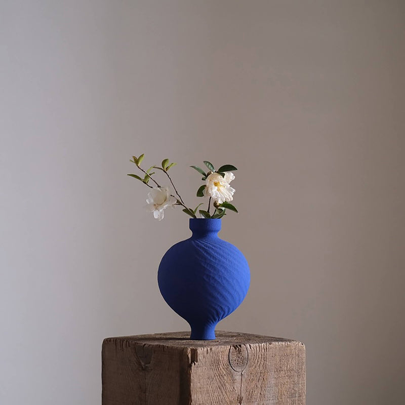 Handmade Klein Blue Ceramic Vase