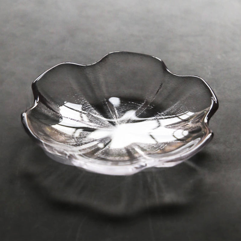 Handmade Thickened Round Glass Cup Holder