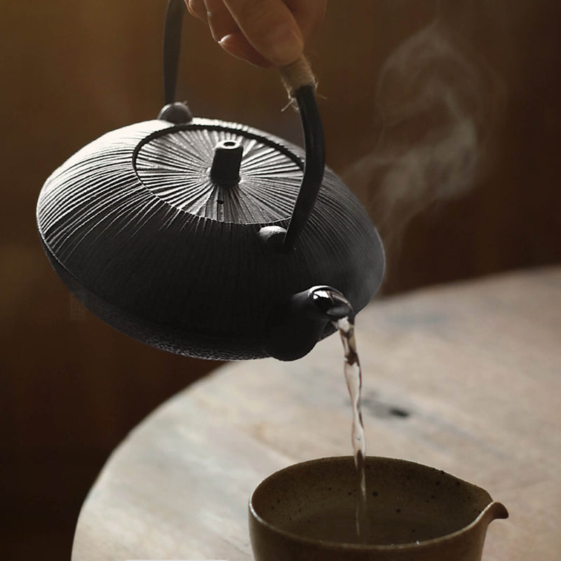 Handmade Vintage Cast Iron Teapot
