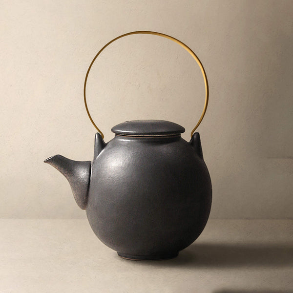 Handmade Vintage Ceramic Teapot