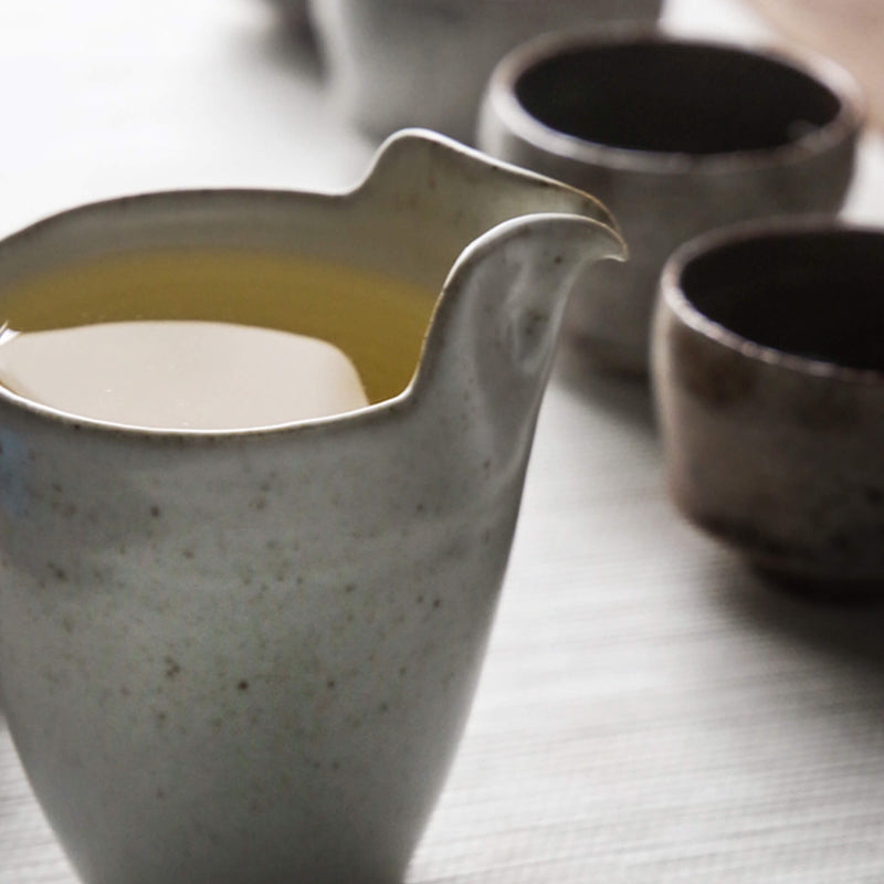 Handmade Vintage Rustic Pottery Tea Set