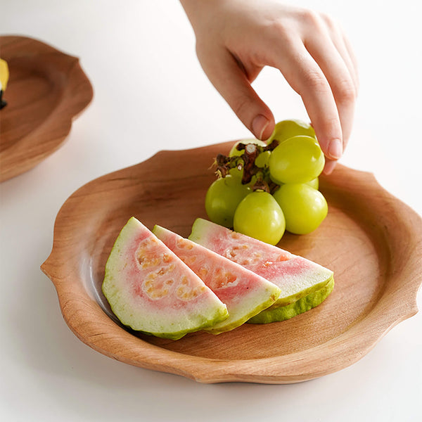 Japanese Handmade Cherry Wood Platter
