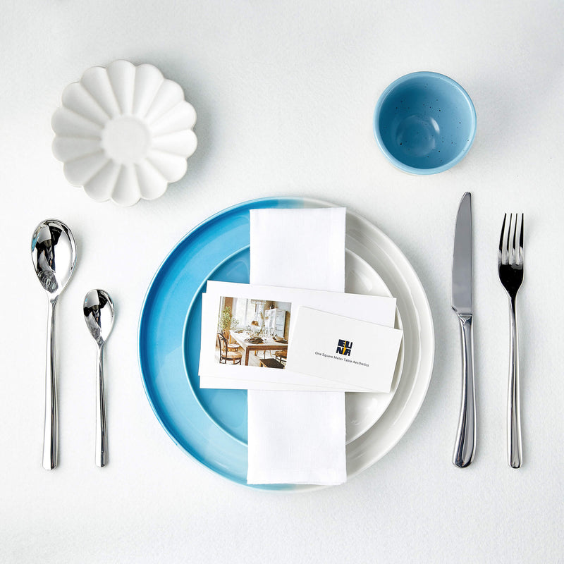 Hand-painted Gradient Blue Handmade Tableware Set
