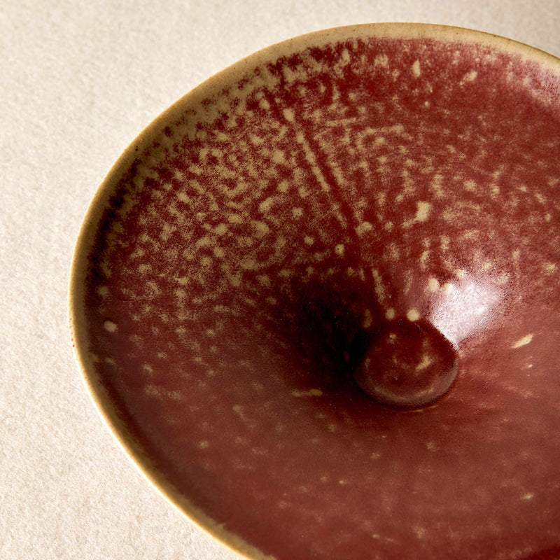 Tall Flat Pottery Plate