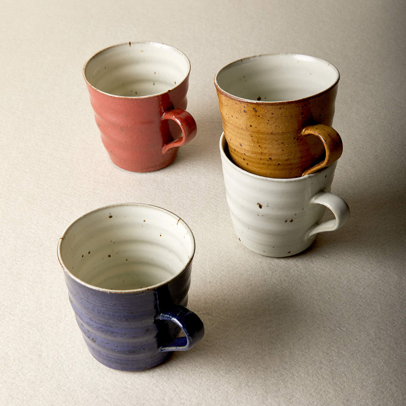 Vintage Handmade Pottery Hand Brewed Coffee Mug