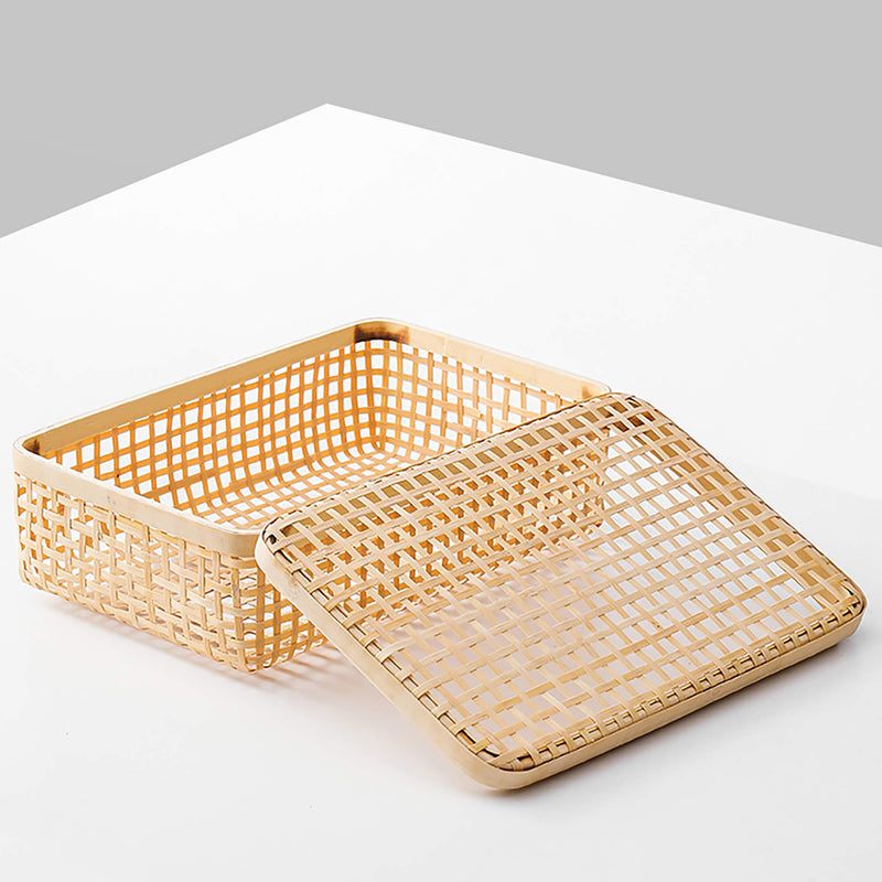 Handmade Bamboo Storage Basket