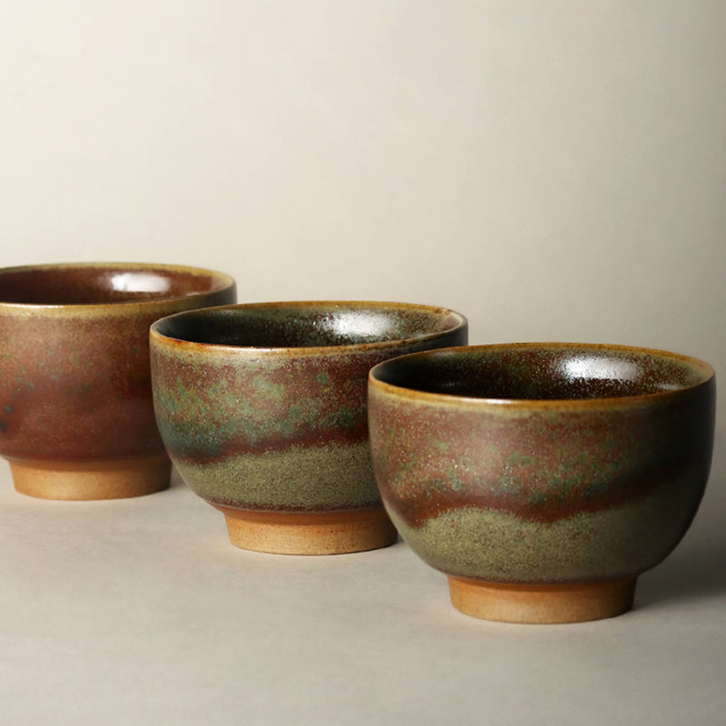 Japanese Rough Pottery Vintage Tasting Cup