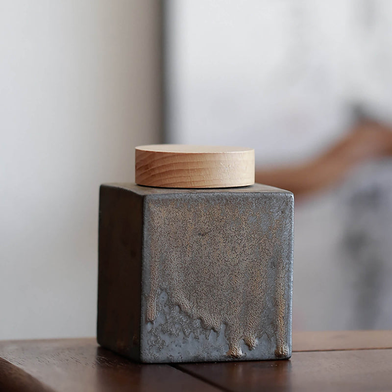 Kiln-formed Ceramic Storage Jar