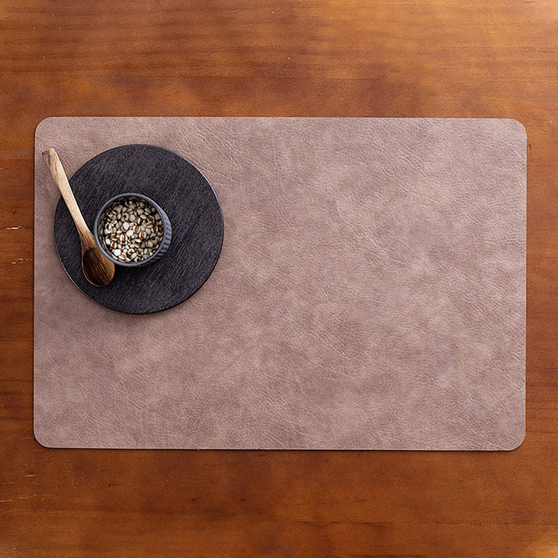 Cowhide Grain Double-sided Placemat