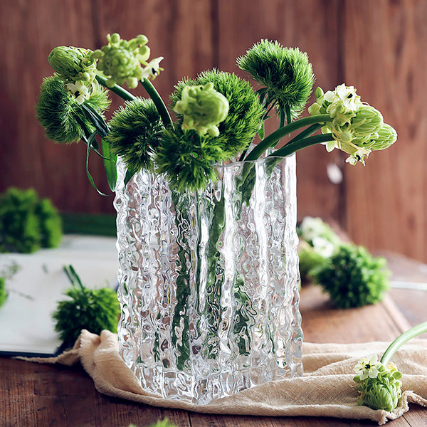 Handmade Iceberg Glass Vase