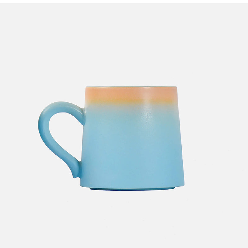 Gradient Lake Blue Ceramic Coffee Mug