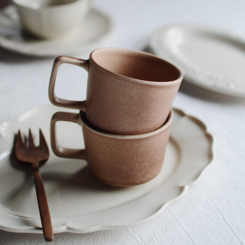 Matte Brown Red Espresso Ceramic Coffee Mug