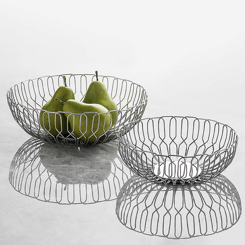 Stainless Steel Hollow Fruit Plate
