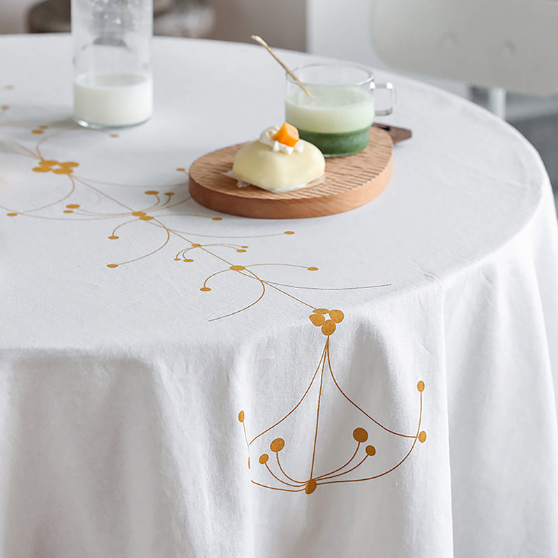 Modern Minimalist Cotton Linen Tablecloth
