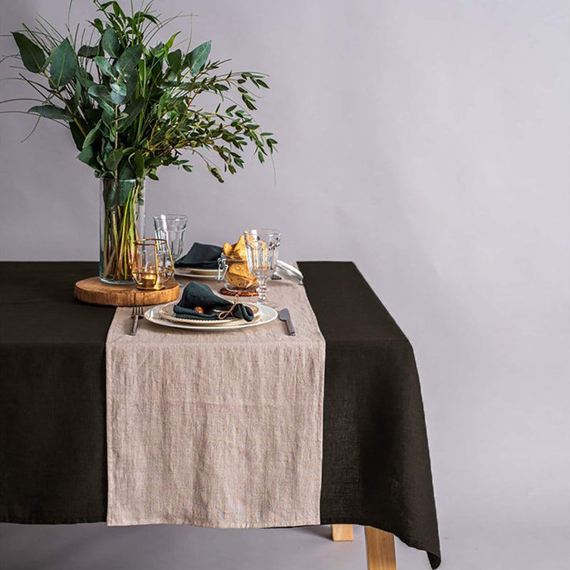 Natural Pure Linen Tablecloth