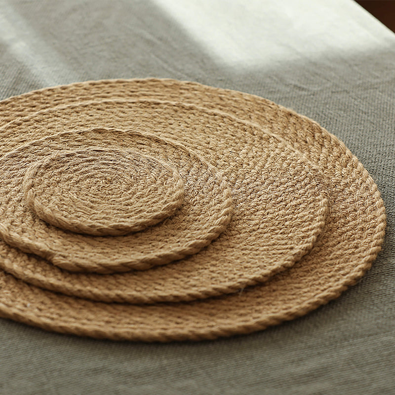 Hand-made Natural Linen Insulation Mat