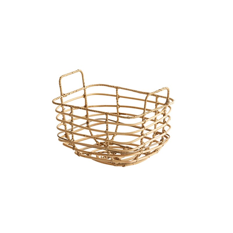 Hand-made Rattan Hollow Storage Basket