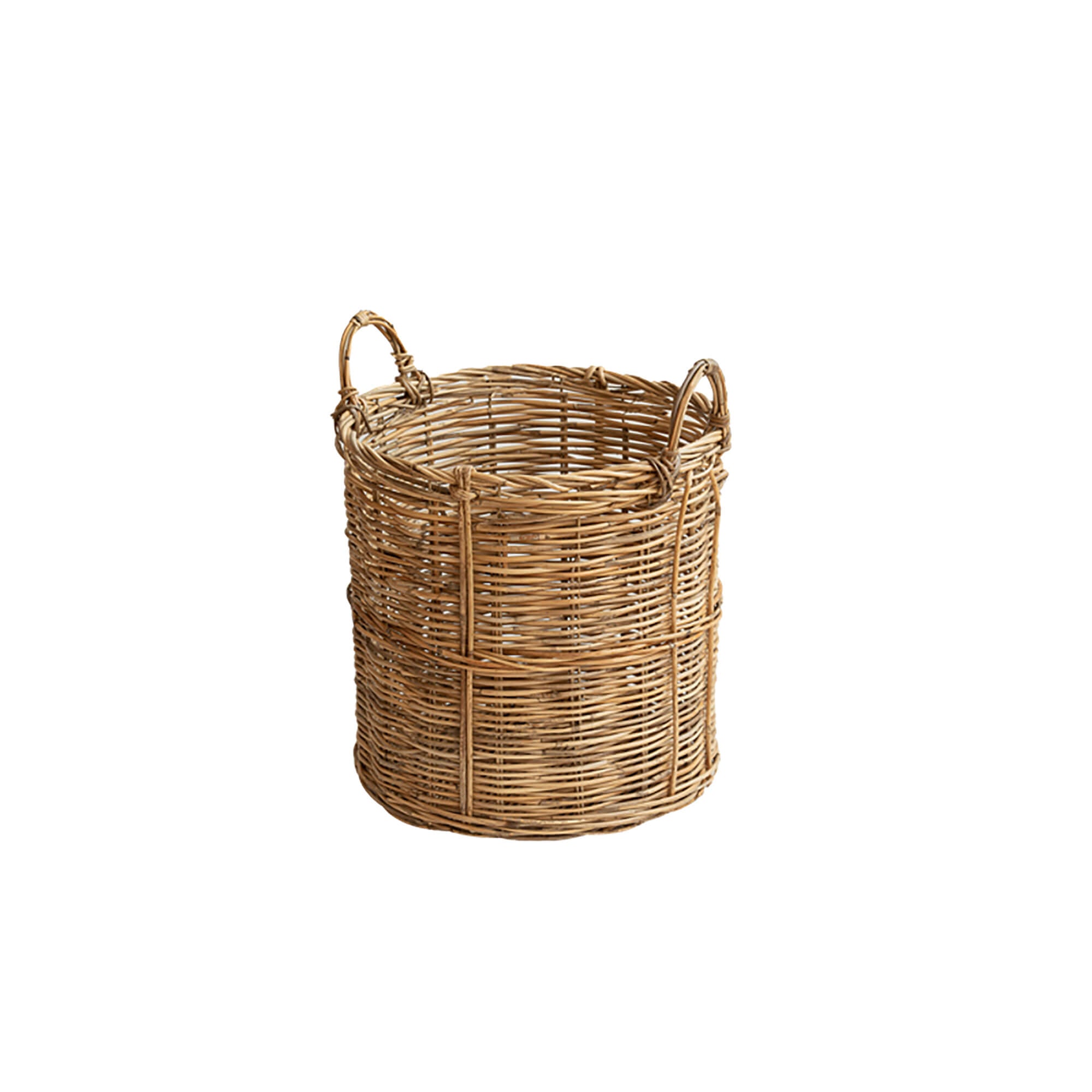 Euna  Wicker Storage Basket Small Dirty Clothes Basket