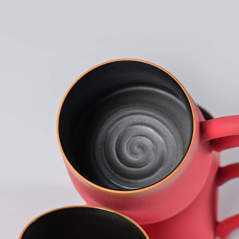 Sand Red Ceramic Coffee Mug