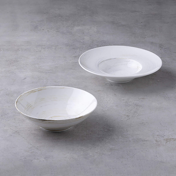 Reinforced Porcelain Soup Plate
