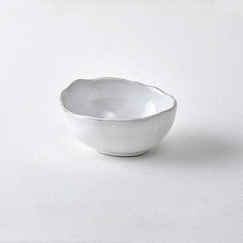 Rustic Irregular Ceramic Bowl And Plate Set