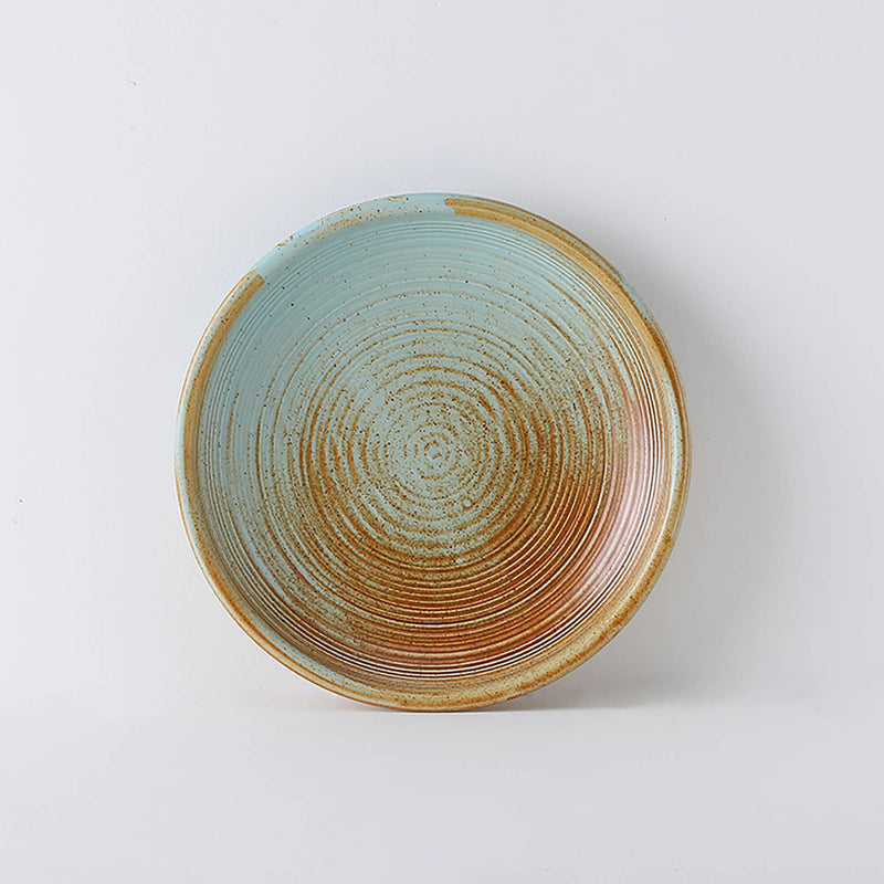 Sand-seeking Striped Personalized Vintage Plate