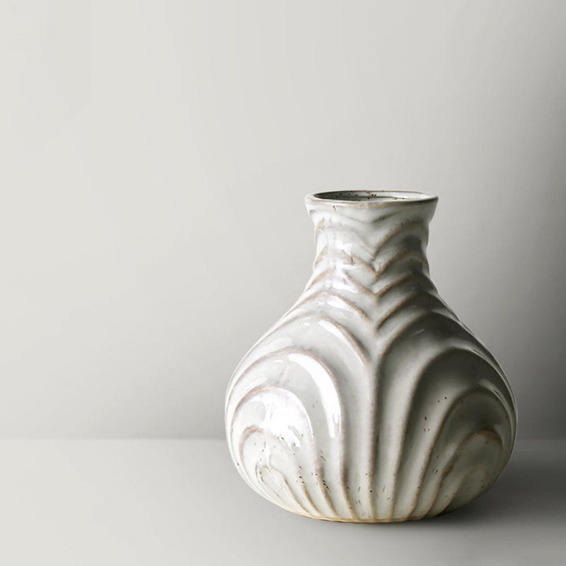 Shallow Relief Vase Set - Eunaliving