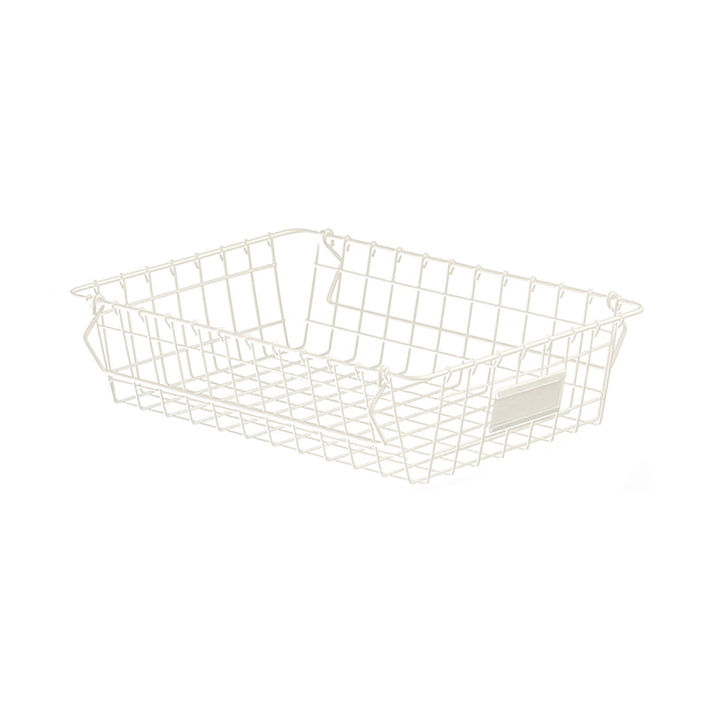 White Iron Multi-function Storage Basket