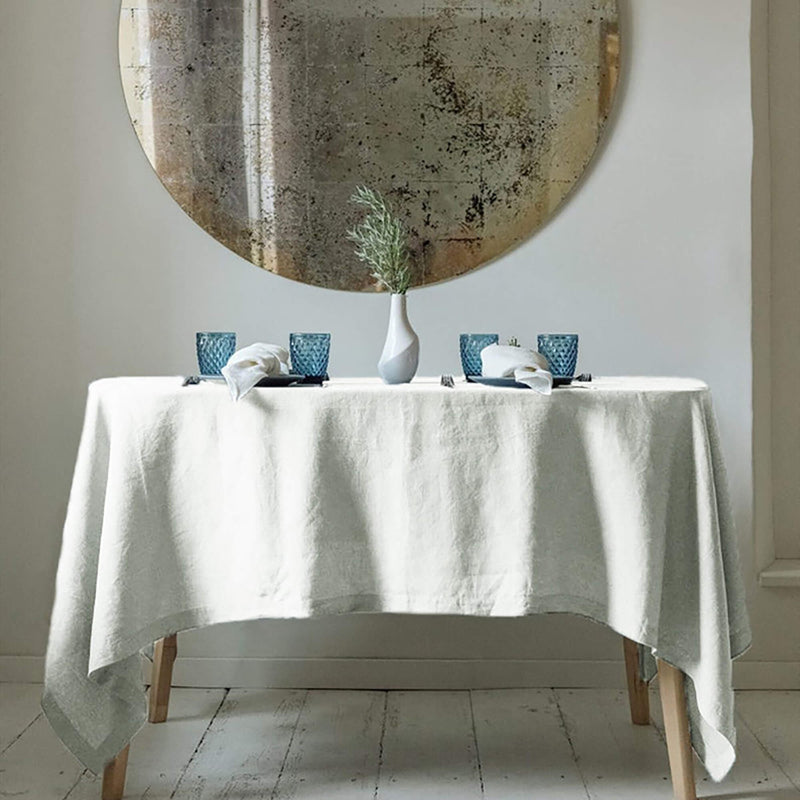 Scandinavian Natural Linen Tablecloth
