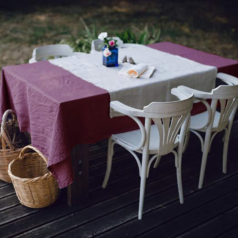 Scandinavian Minimalist Natural Pure Tablecloth